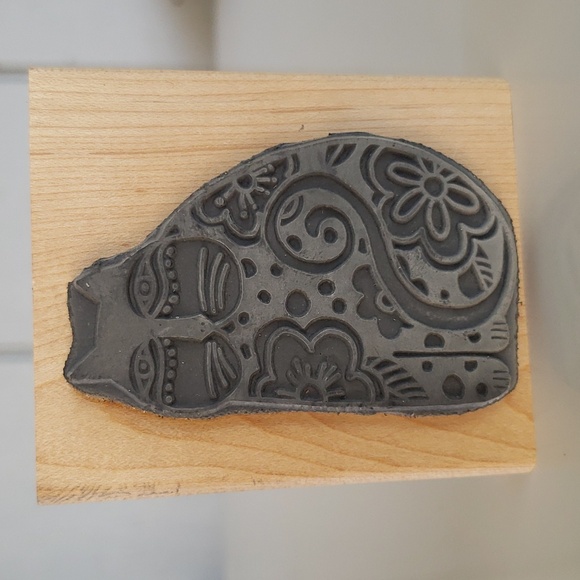 Laurel Burch Cat Stamp LB Flowering Feline - Picture 6 of 9